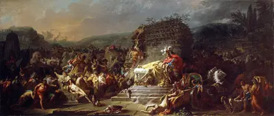 The Funeral Games of Patroclus Jacques Louis David